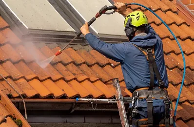 Démoussage et hydrofuge de toiture à Mesnois
